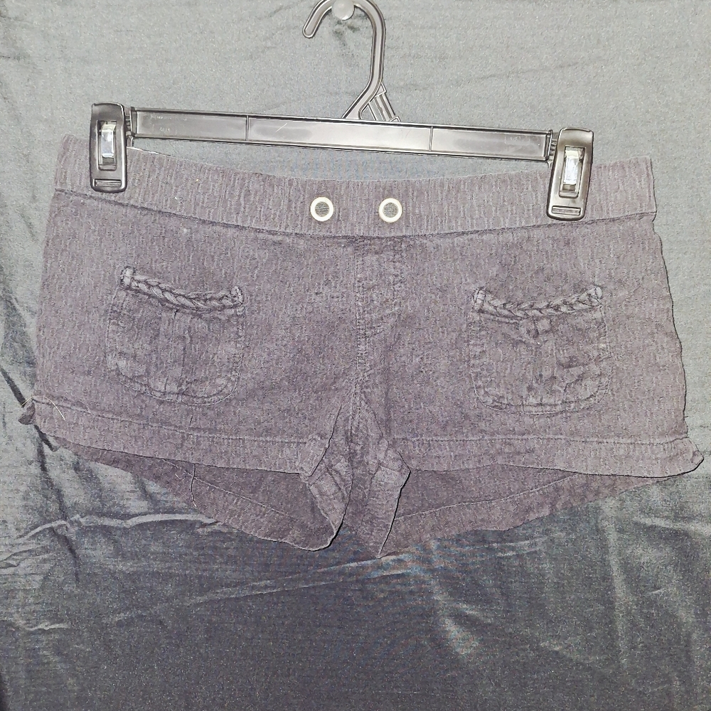 O'Neill Women's Black Linen Shorts